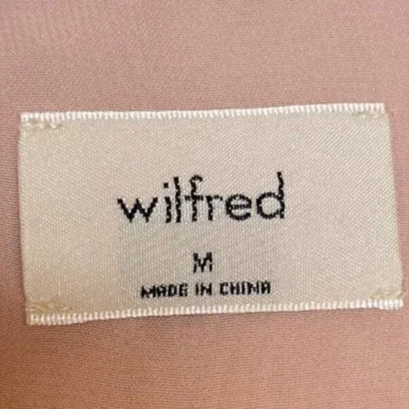 Aritzia Wilfred Ninette Ruffle Wrap Dress in Rose Quartz, M - Picture 8 of 10